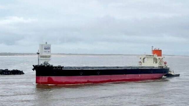 MOL Reports Hard Sail is Performing as Expected on MV of Coal Carrier